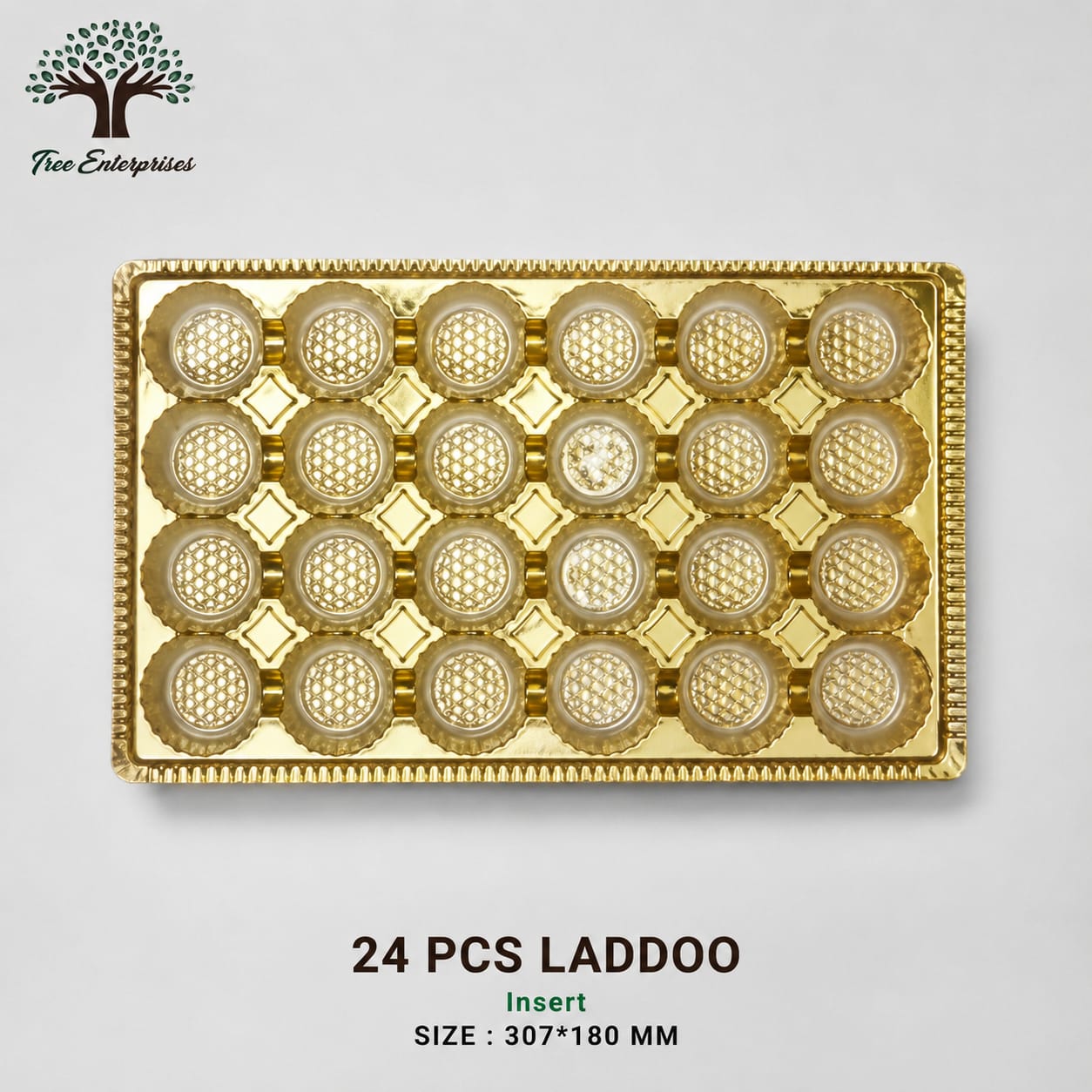 24PCS LADDOO SIZE 307*180MM